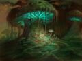 Plaguelands Forest concept, digital painting by Bill Petras.