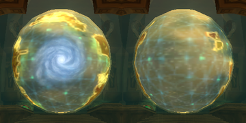 Azeroth's front and backside as seen in Halls of Lightning.