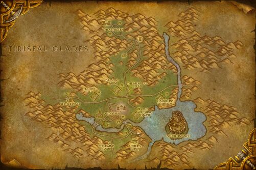 Western Plaguelands map