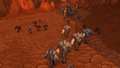 Some are unique, like the draenei in the front or the trolls in the back, are seen only in the canyon.