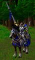 Warcraft III: Reforged knight unit model.