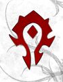 Horde logo from the World of Warcraft 5 Year Anniversary: BattleCry