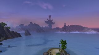 Silithus seen from Seething Shore.