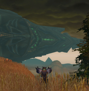 Vraul shocked to see a Legion ship nearby.