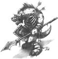 A withered gnoll in the Manual of Monsters.