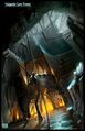 Official artwork image of what appears to be a vrykul building located in the cave close to Valgarde.