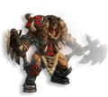 Rexxar in Warcraft III: Reforged.
