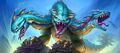 Hydralodon a colossal hydra in Hearthstone.