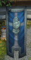 On the banner of the Knights of the Silver Hand (Legion version).