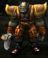 Gray-green skin, a corrupted Blackrock orc.