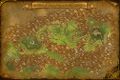 Map of Hyjal Summit in the Battle for Mount Hyjal instance.