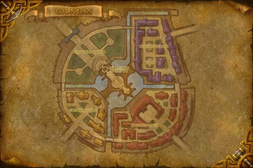 Gilneas City map