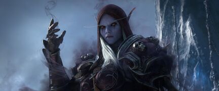 Sylvanas, reformed from a cloud of smoke