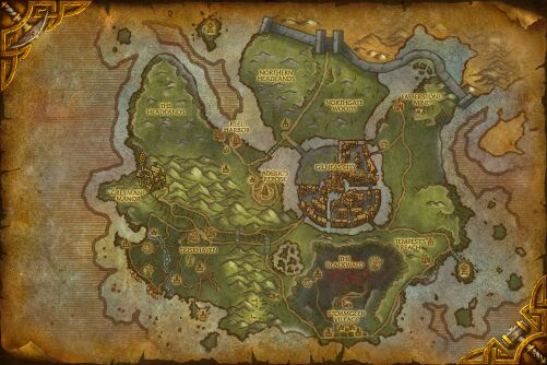 Gilneas map