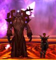 Liadrin and Velen observing the Sunwell, moments before its rebirth.