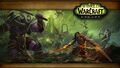 A wrathguard on the left of the Broken Isles loading screen.