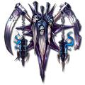 Spray of the Cult of the Damned icon in Heroes of the Storm is colored differently.