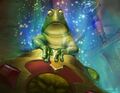 Hex in Hearthstone reuses art for Smoke or Croak from the TCG.
