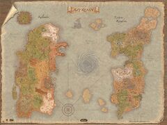 World of Warcraft World Map poster
