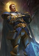 A young Uther in the TCG.