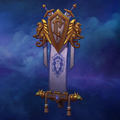 Alliance banner with the Crest of Lordaeron in Heroes of the Storm.