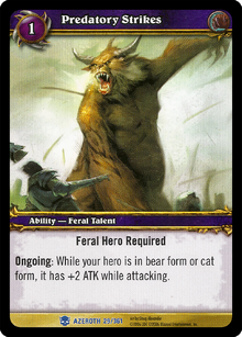 Predatory Strikes (Heroes of Azeroth) TCG Card.png