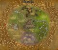Map of Un'Goro, showing which bosses are currently spawned.