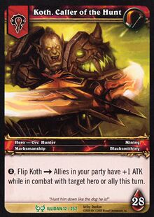 Koth, Caller of the Hunt TCG Card.jpg