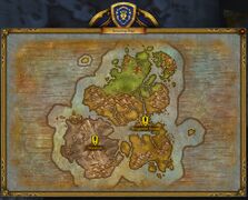 Alliance map with a zone completed