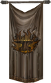 The Anvilrage banner, used to symbolize the Dark Iron in many areas.
