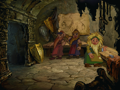 Female dwarves from the canceled Warcraft Adventures.
