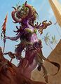 Lunara, as seen on a piece of Heroes of the Storm promotional artwork.