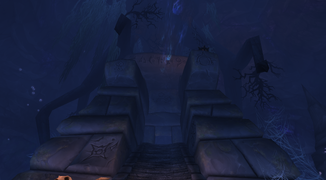 The exterior of the Altar of Shadow.