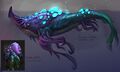 Concept art of a fungal whale.