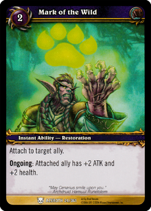 Mark of the Wild (Heroes of Azeroth) TCG Card.png