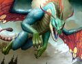 Artwork shown in a blog post[20] for Brightwing from Heroes of the Storm.