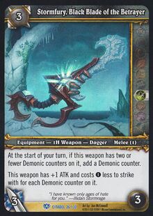 Stormfury, Black Blade of the Betrayer TCG Card.jpg