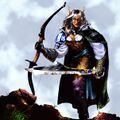 Elven Ranger concept art from Warcraft III.