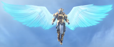 An Ascended kyrian flying.
