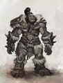 Warlords of Draenor concept art, used to depict the main universe Grom The Illustrated Novels.